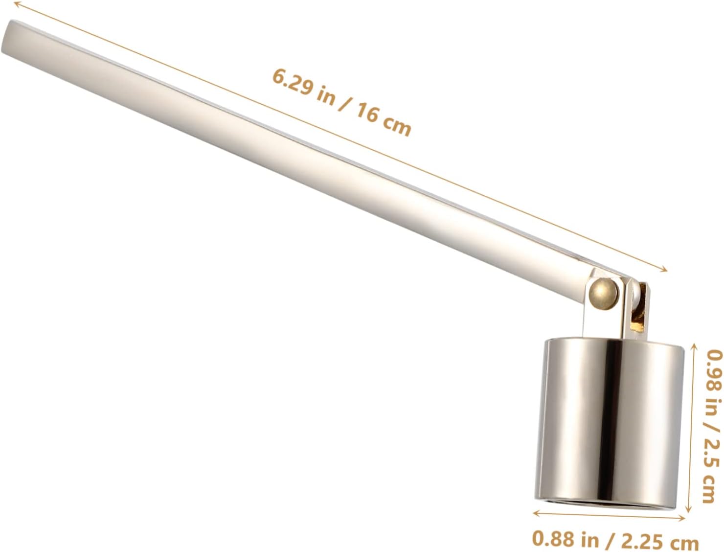 2pcs Stainless Steel Candle Snuffers for Scents and Decor