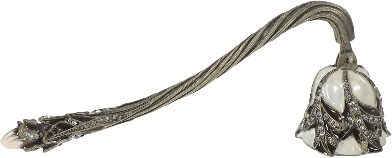 Elegant Rhinestone Candle Snuffer with Long Handle