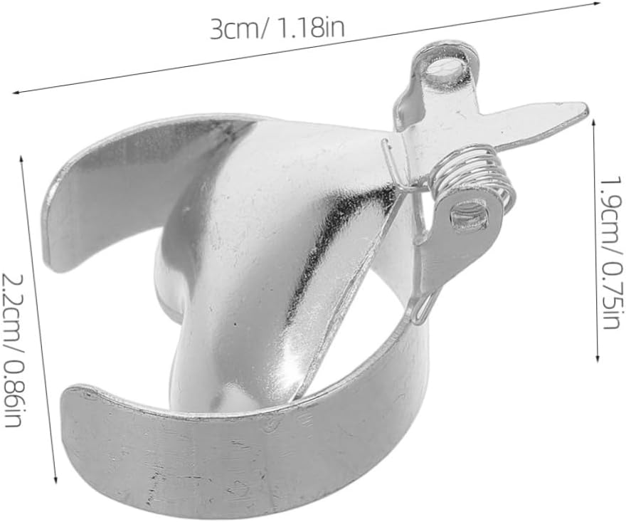 STOBAZA 2pcs Metal Heart Shape Candle Snuffer Extinguisher