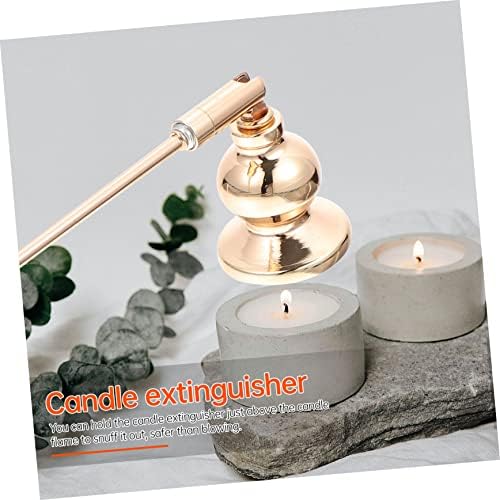 Cabilock Candle Snuffer with Long Handle for Safe Flame Extinguishing