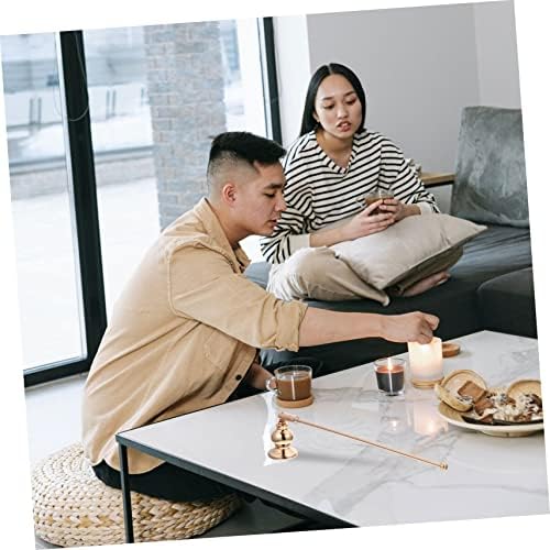 Stobaza 2pcs Long Handle Candle Snuffer Extinguisher for Candles and Aromatherapy