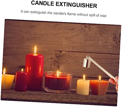 3PCS Stainless Steel Candle Snuffer Set for Safe Wick Extinguishing