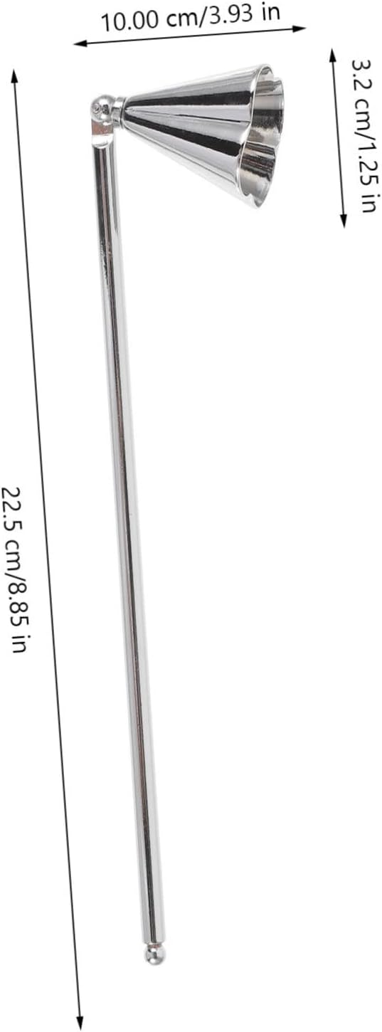 Happyyami Creative Candle Snuffer Stainless Steel Extinguisher for Deep Jar Candles