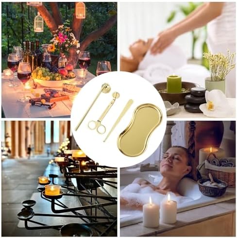 DONGKER 4 in 1 Candle Accessory Set