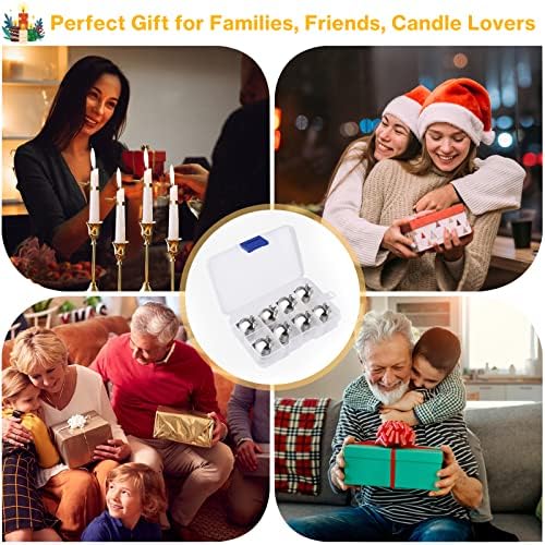 LILANGLI Automatic Candle Snuffer Set 8 Pcs Silver