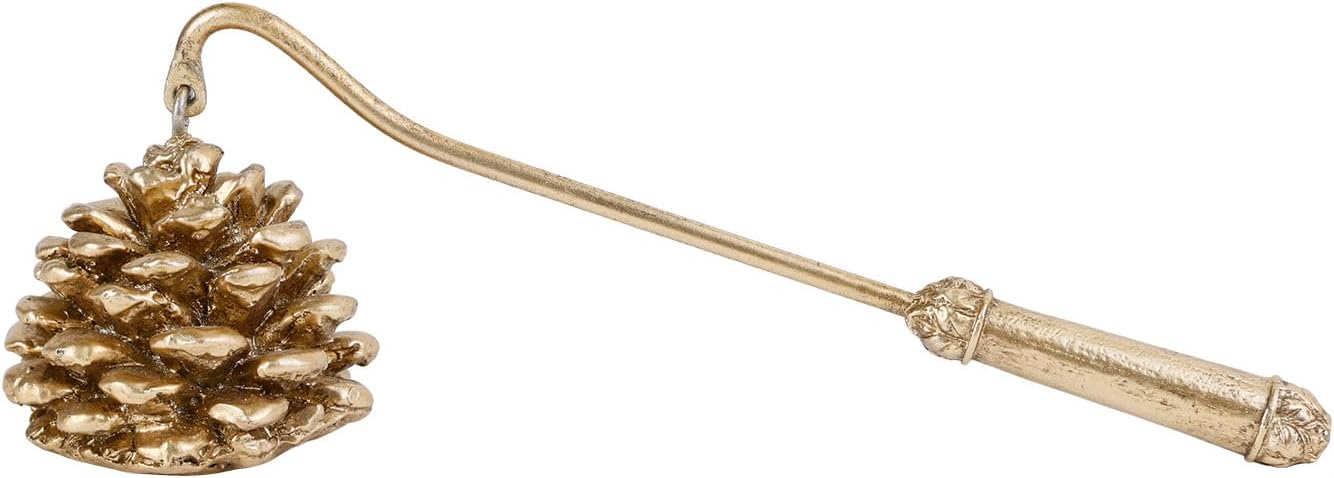 NIKKY HOME Gold Candle Snuffer with Handle