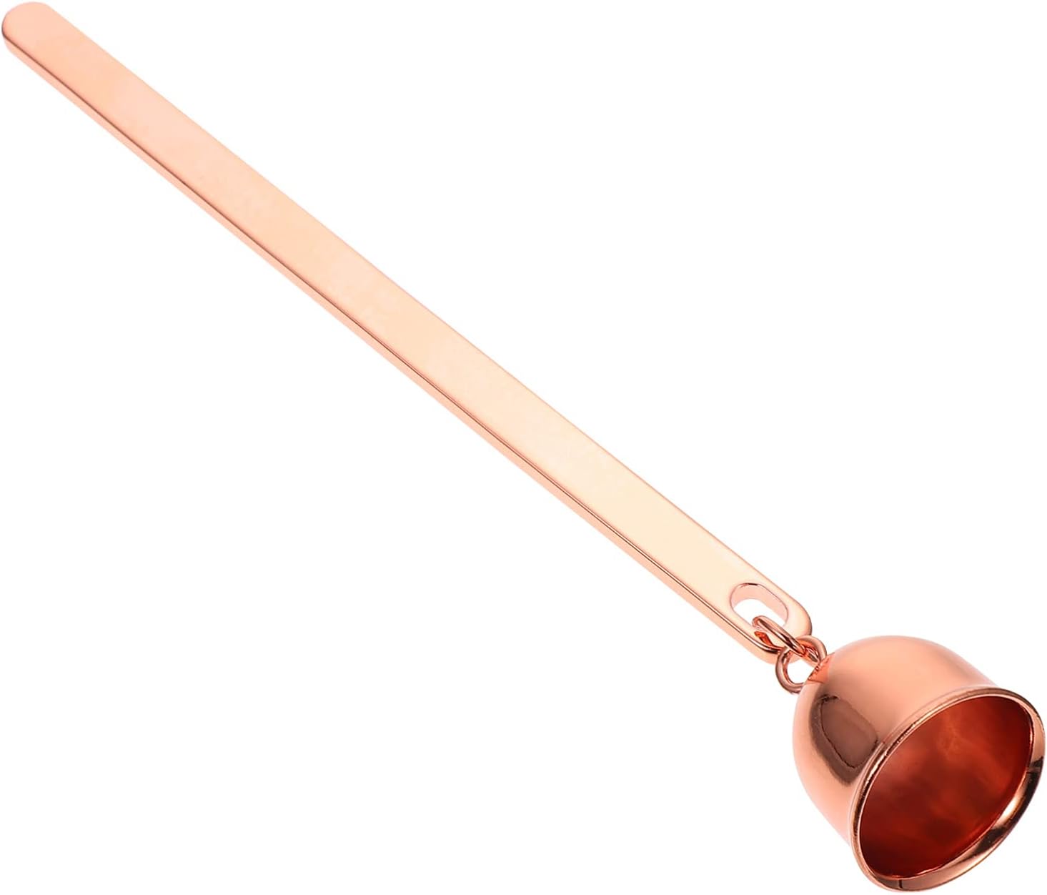 Stainless Steel Candle Snuffer with Long Handle Bell Shape Wick Cover