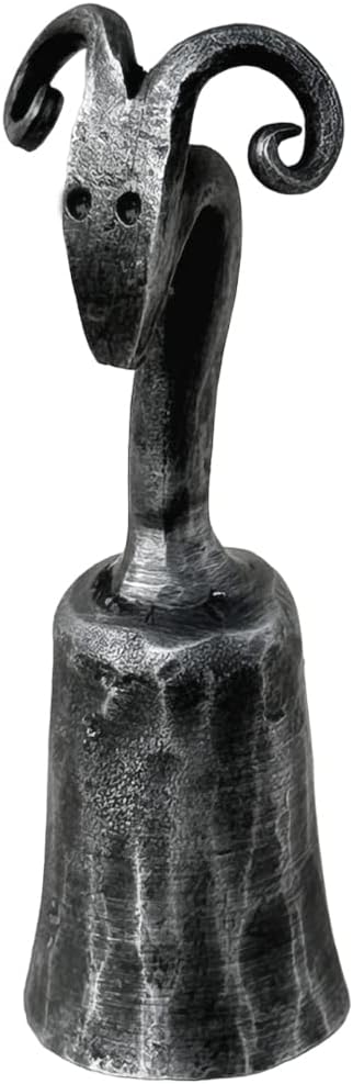 Living Ideas Hand Forged Animal Face Candle Snuffer - Wrought Iron Antique Finish