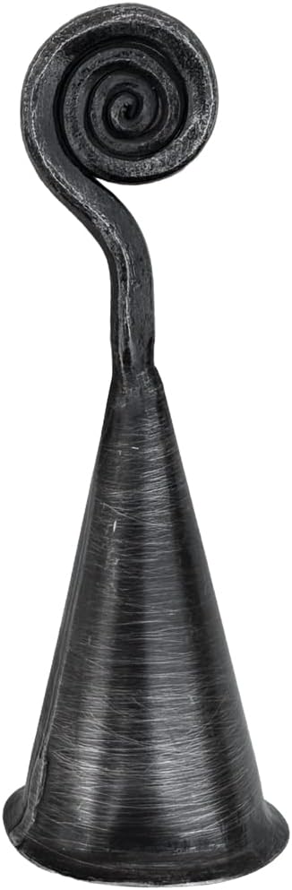 Hand Forged Iron Candle Snuffer with Rotating Bell