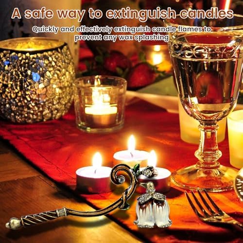 Elegant Candle Snuffer with Long Handle for Safe Extinguishing