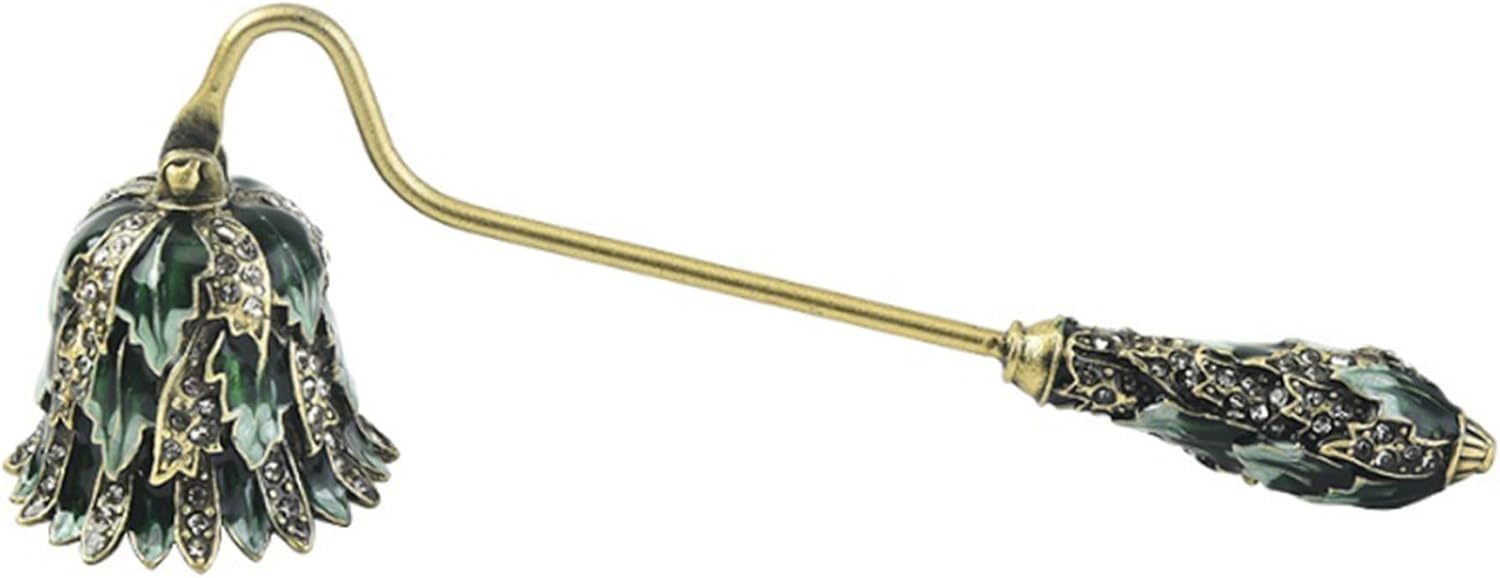 Zinc Alloy Candle Snuffer with Rhinestone Handle