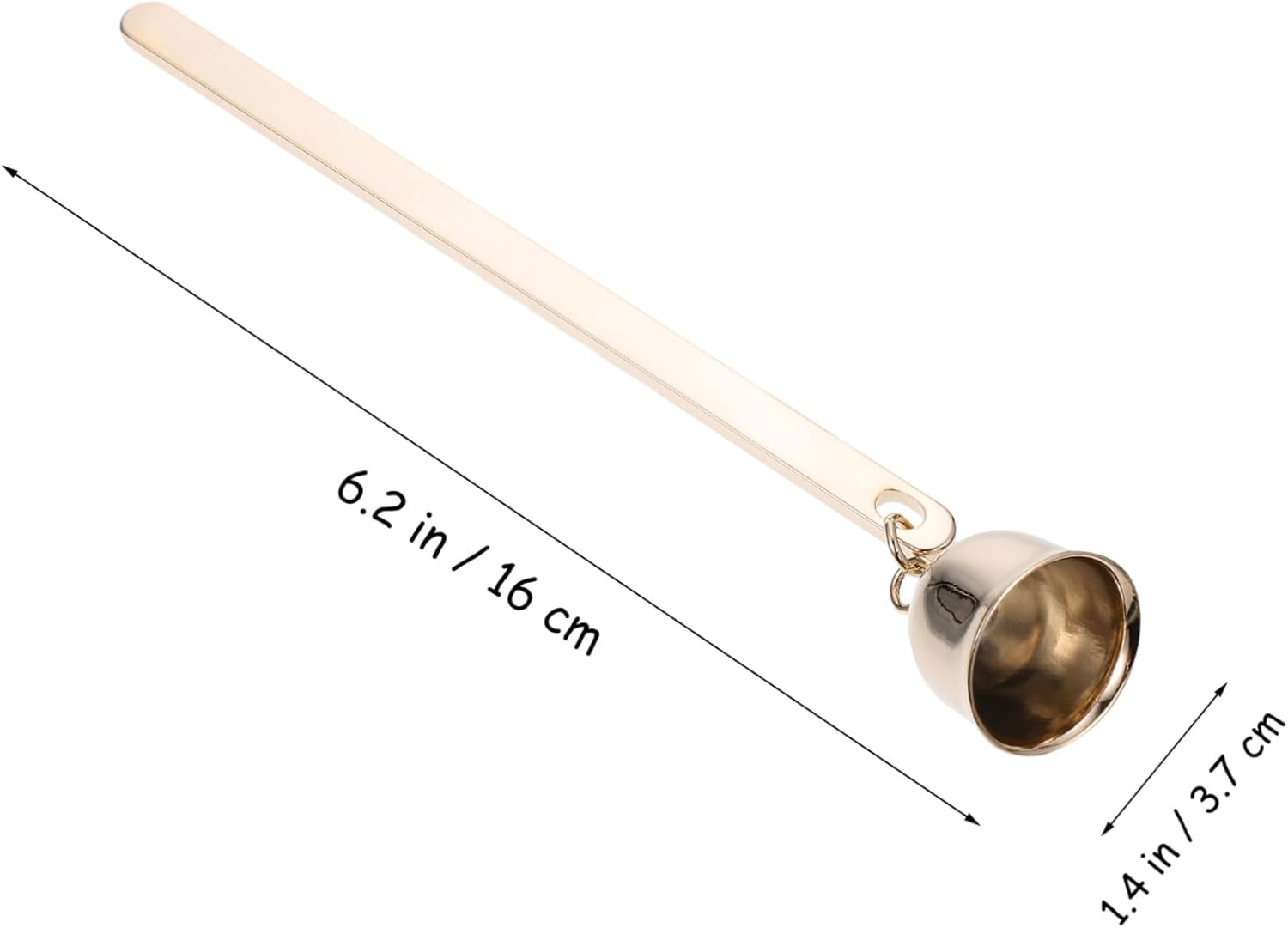 Bell Shape Candle Snuffer with Long Handle Stainless Steel