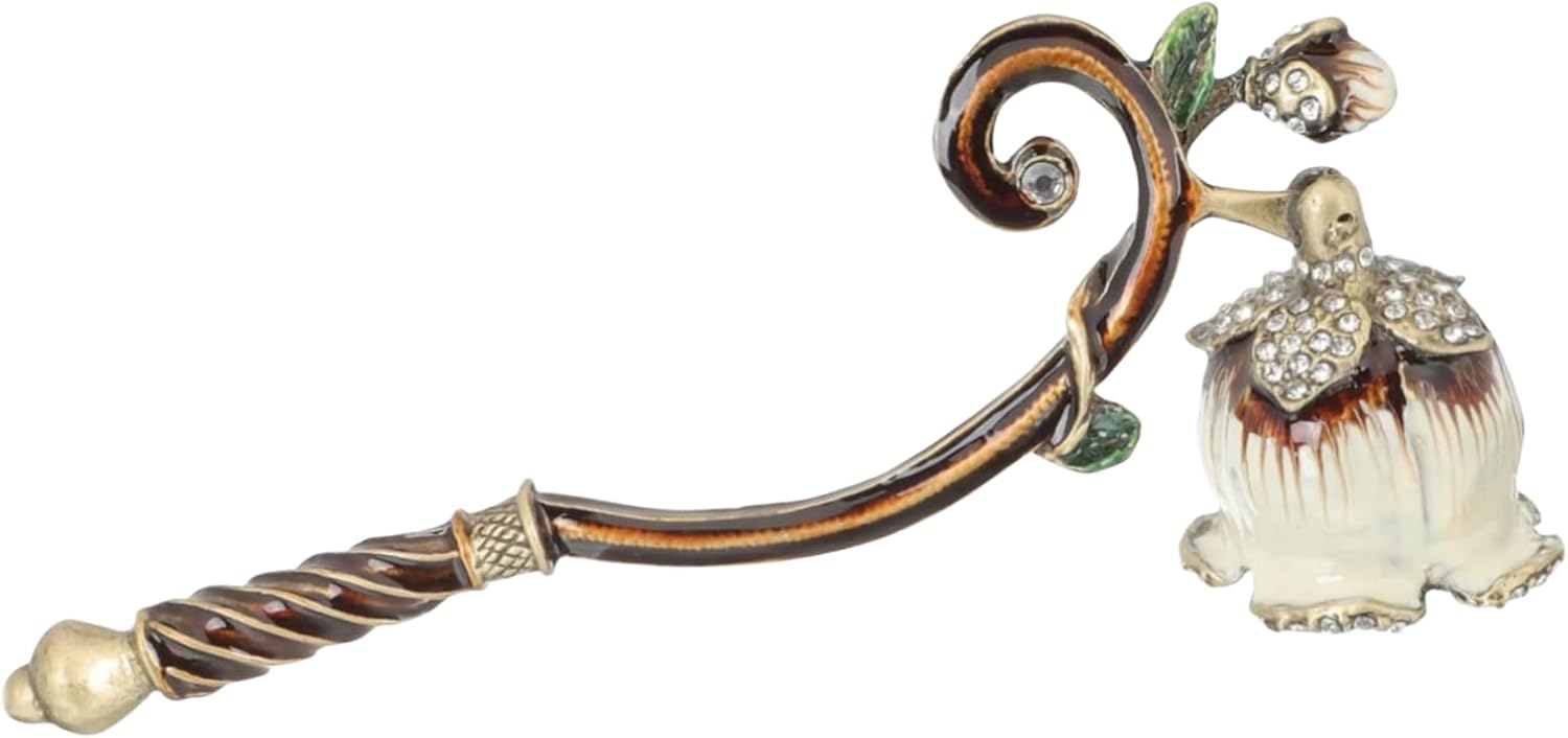 Elegant Candle Snuffer with Long Handle and Hook Design