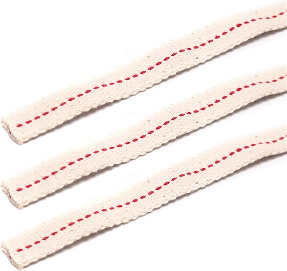 3 Rolls Strong Flat Cotton Wick 12 Inch for Oil Lantern