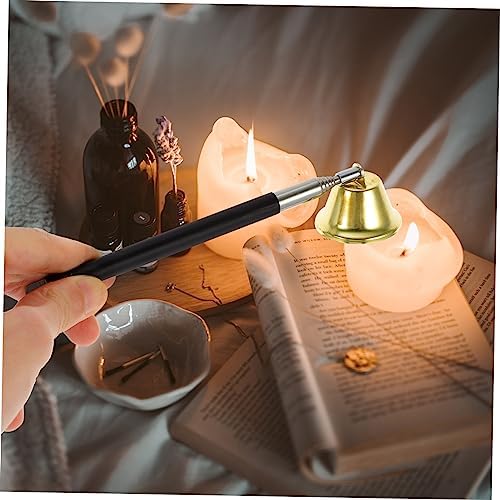 STOBAZA 1pc Extensible Buddhist Candle Snuffer with Candle Cutter and Wicks Trimmer
