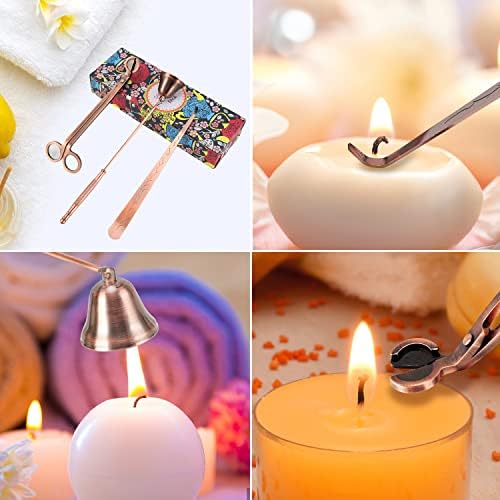 DANGSHAN 3 in 1 Candle Accessory Set - Wick Trimmer Cutter Snuffer