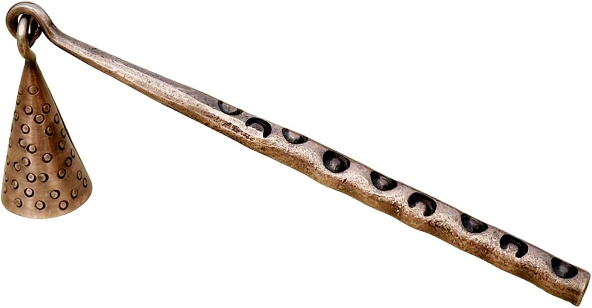 Living Ideas Wrought Iron Candle Snuffer with Bell