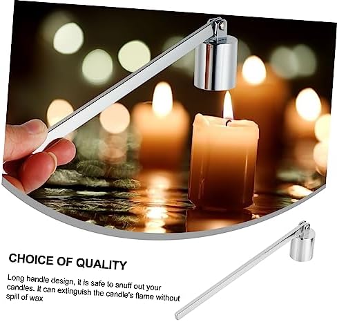 Stainless Steel Candle Snuffer for Safe Use and Preventing Wax Spills