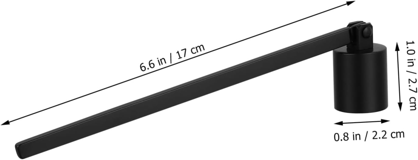 Happyyami Candle Snuffer with Long Handle for Smooth Finish