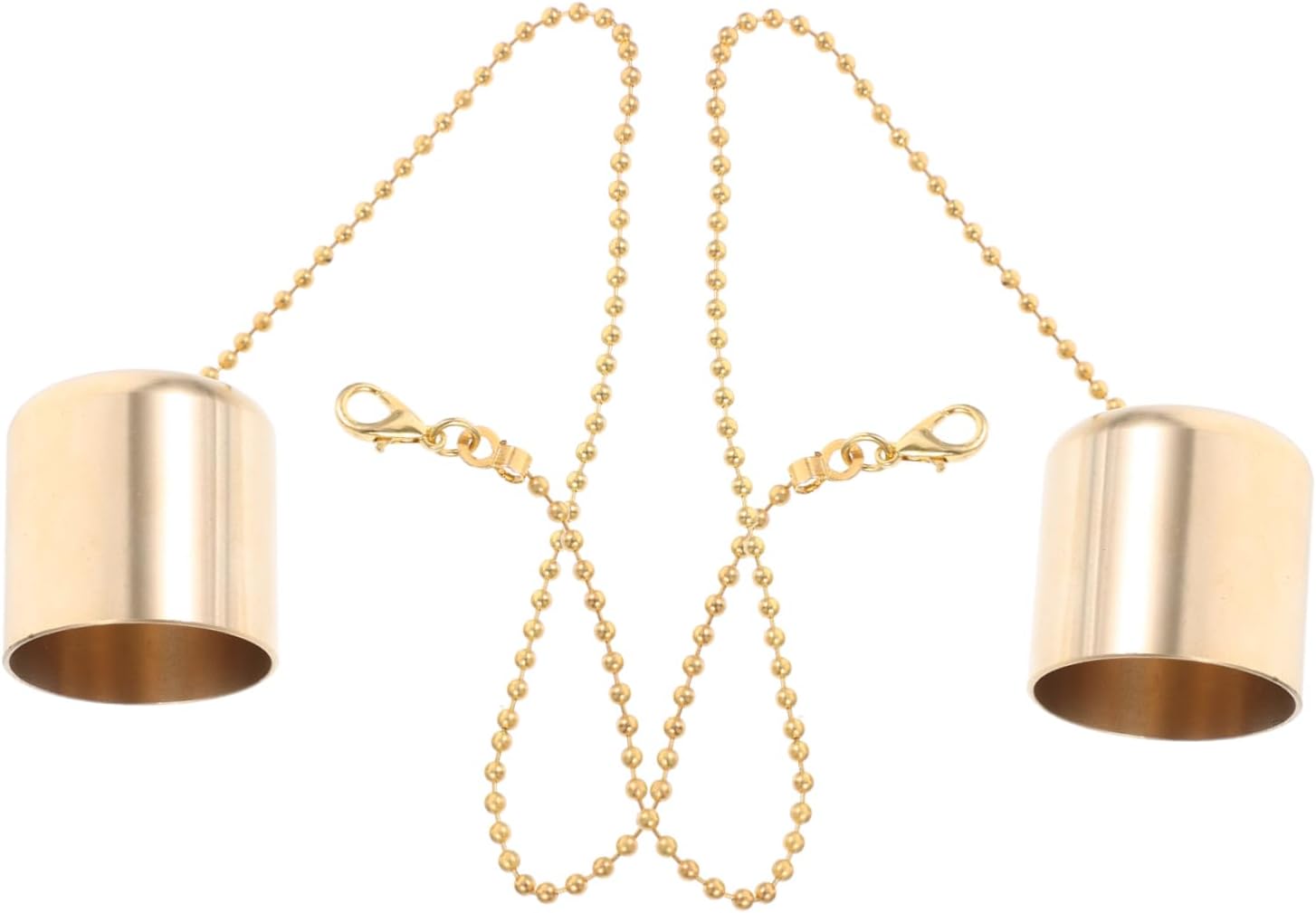 ERINGOGO 4pcs Brass Candle Snuffers with Unique Design