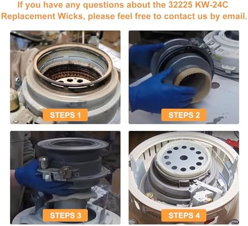 32225 KW-24C Heater Replacement Wicks