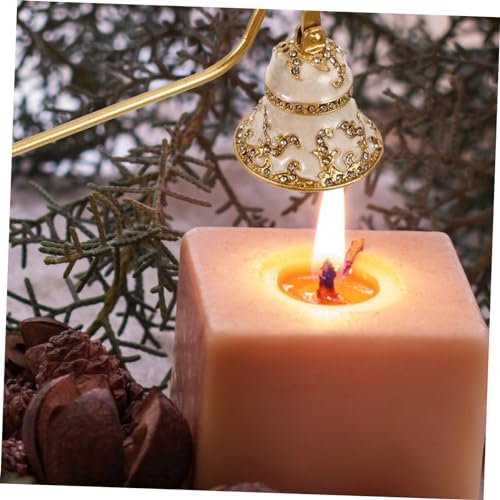 Happyyami Large Unique Candle Snuffer Metal Extinguisher Tool