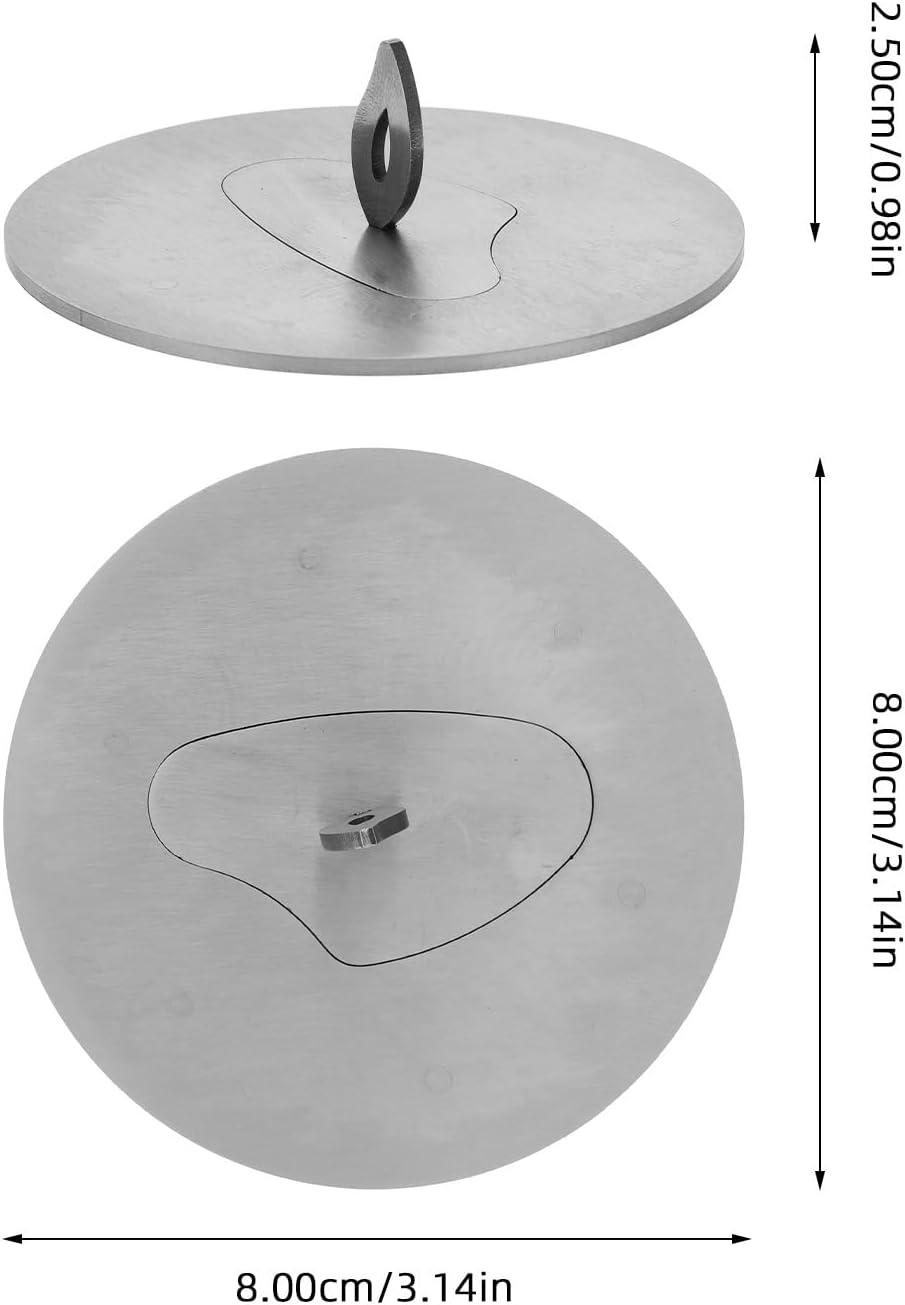 Stobaaza Candle Cover Stainless Steel Candle Topper