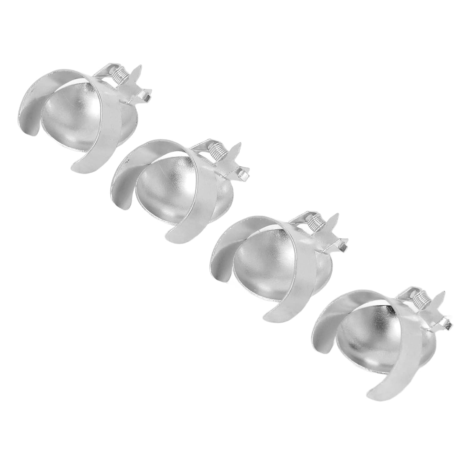 Automatic Candle Snuffers 4pcs Stainless Steel Candle Extinguisher Silver