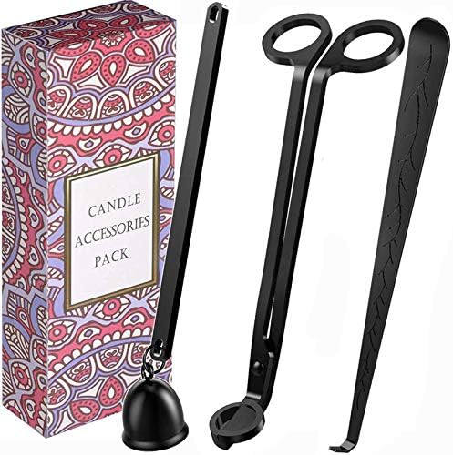 Candle Snuffer Set with Wick Trimmer and Dipper