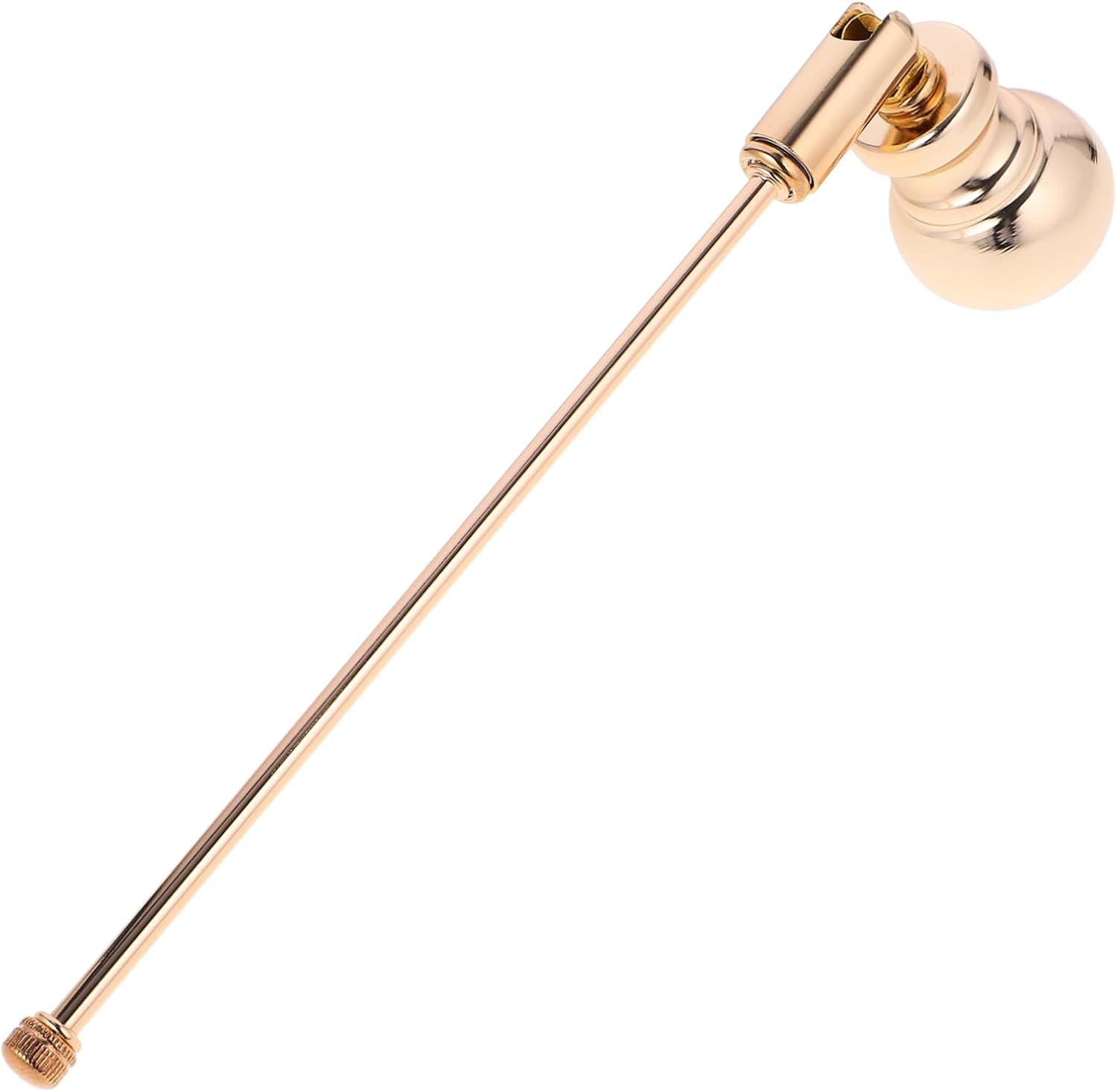 1pc Gourd Shape Gold Candle Snuffer with Long Handle