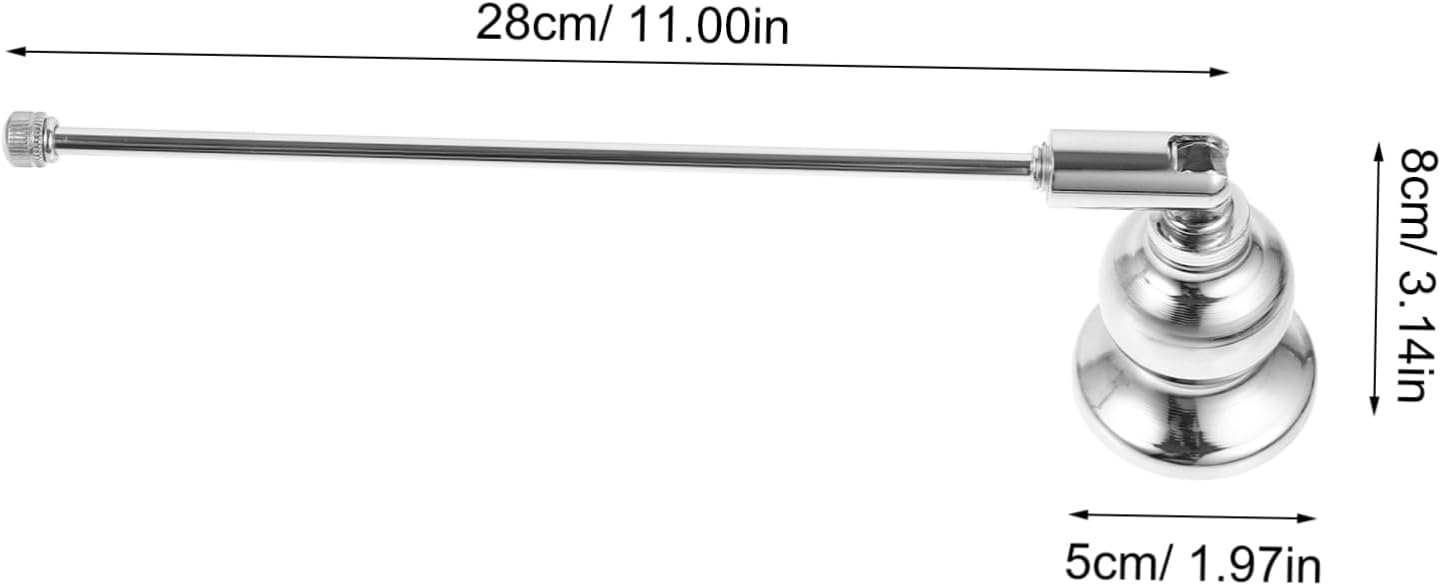 STOBAZA 3pcs Long Handle Candle Snuffer for Scented and Tea Light Candles
