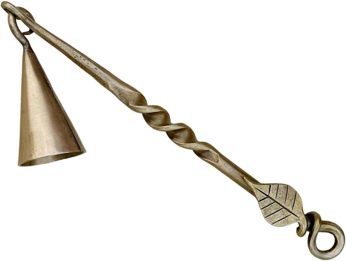 Living Ideas Hand Forged Leaf Candle Snuffer