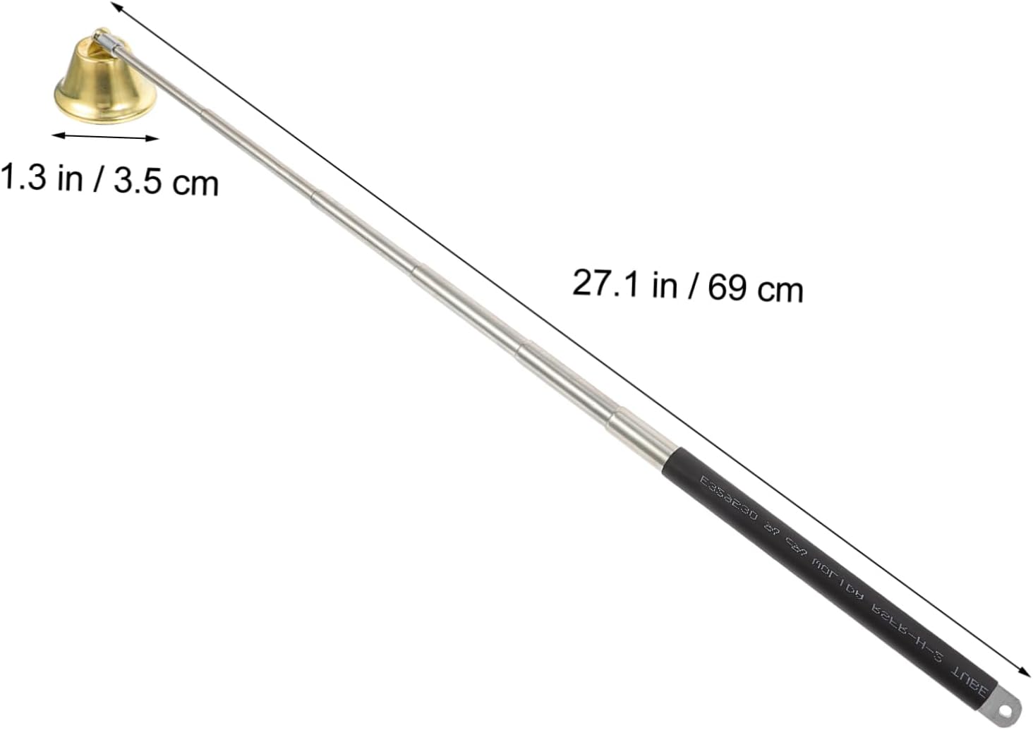 1pc Extensible Fire Extinguisher Candle Wick Snuffer with Retractable Design