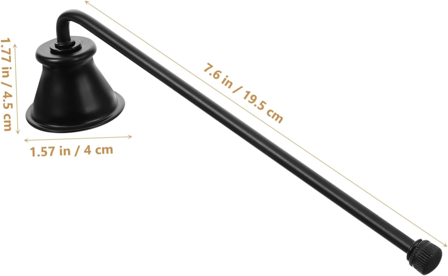 GOOHOCHY Metal Candle Snuffer Cap Extinguisher