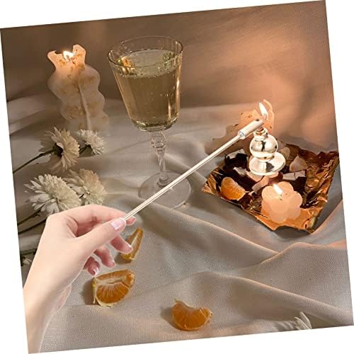 Stobaza 2pcs Long Handle Candle Snuffer Extinguisher for Candles and Aromatherapy