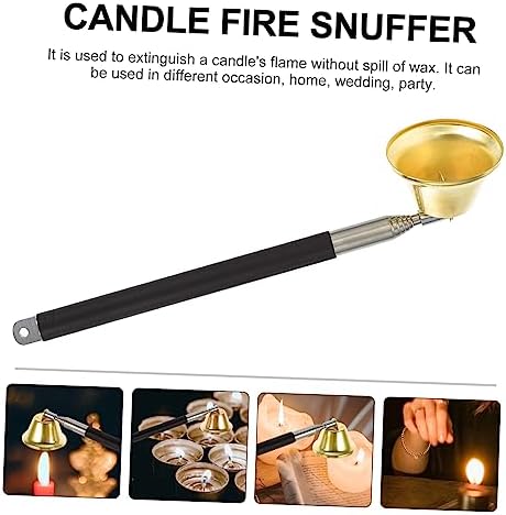 2pcs Bell-Shaped Extensible Candle Wick Snuffer