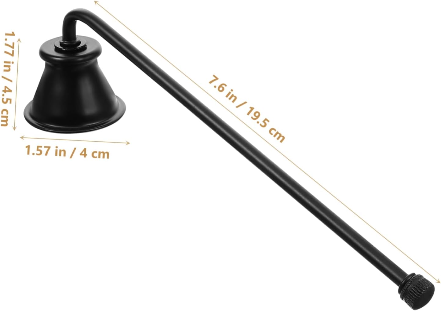 Happyyami Candle Snuffer Unique Design Safe Wick Extinguisher