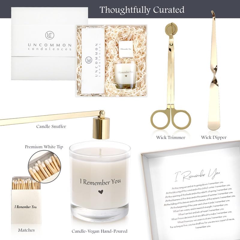 Sympathy Gift Basket with Candle and Accessories