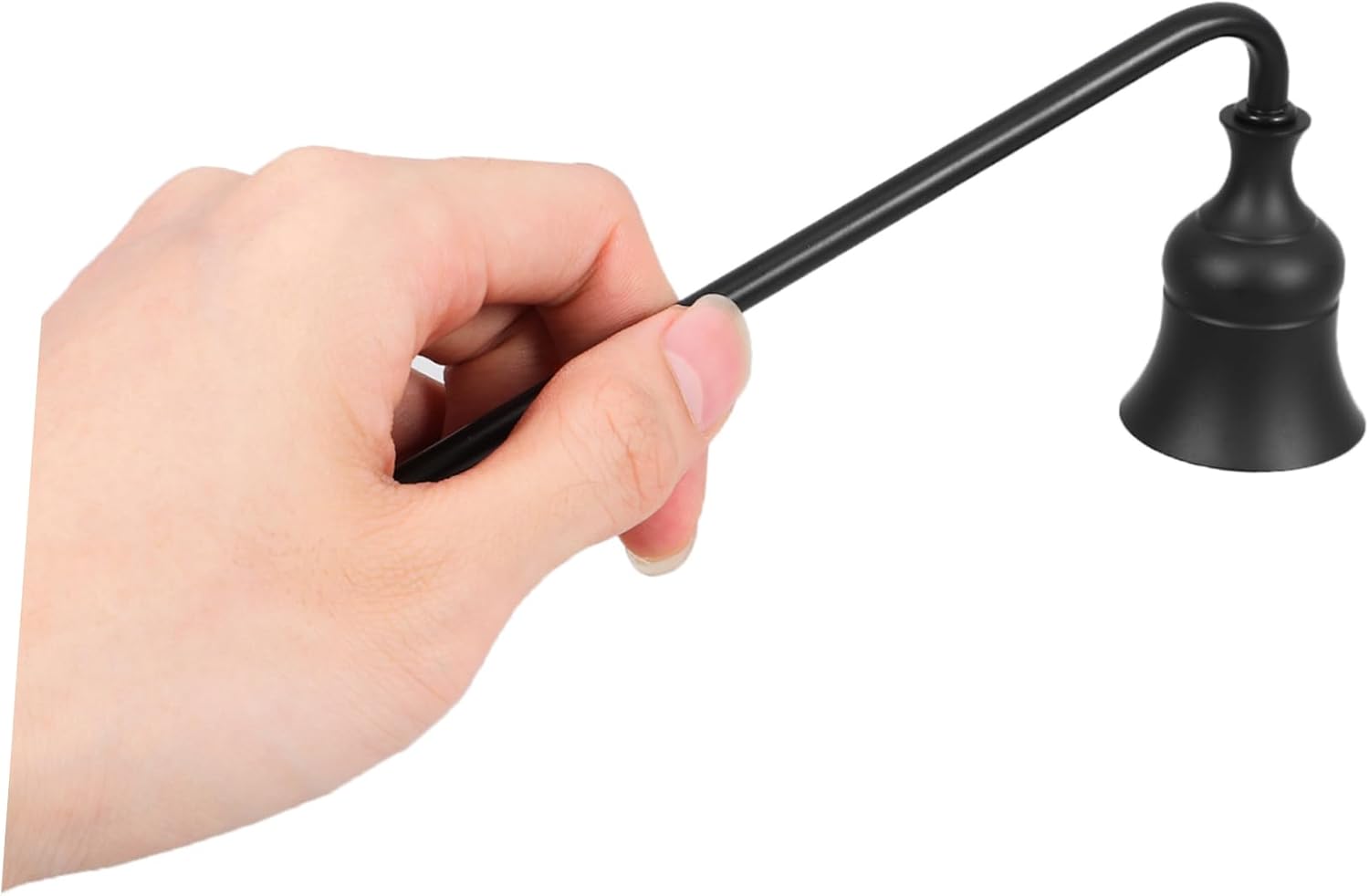 1pc Candle Snuffer Tool with Long Handle Black Design