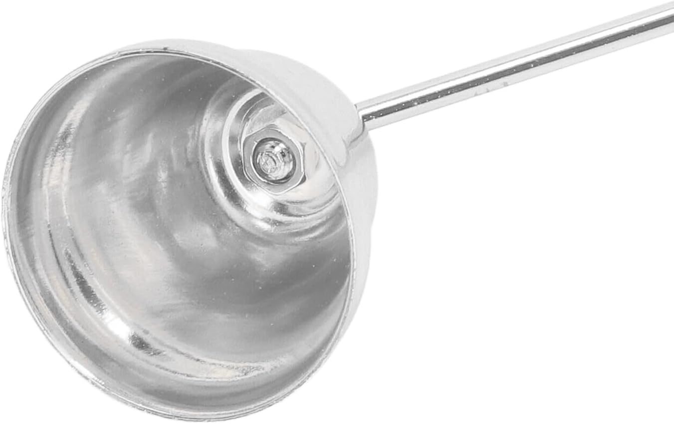 Zerodis Candle Snuffer 2PCS with Long Handle Silver