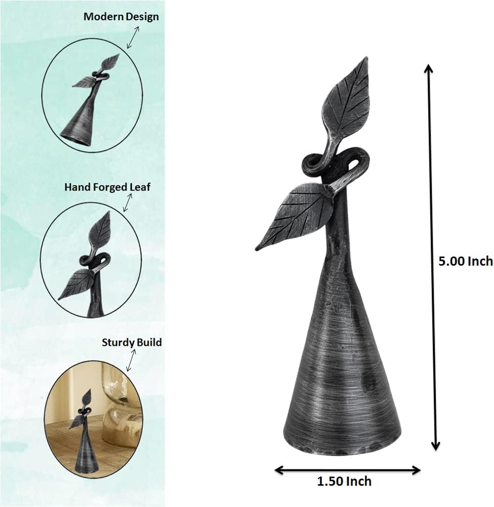 Living Ideas Hand Forged Wrought Iron Candle Snuffer