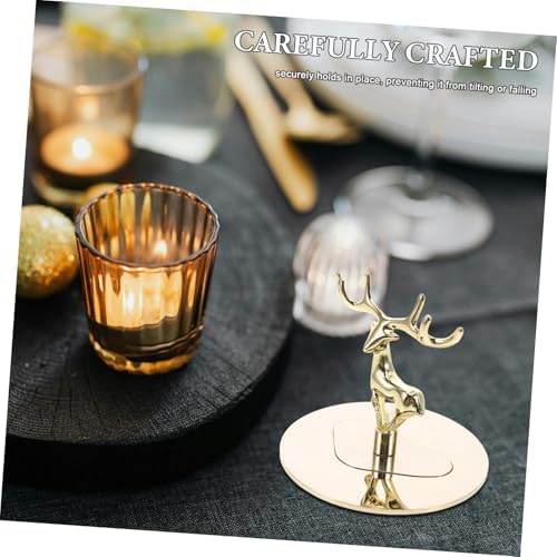 Metal Candle Topper Cover with Elk Design for Jar Candles