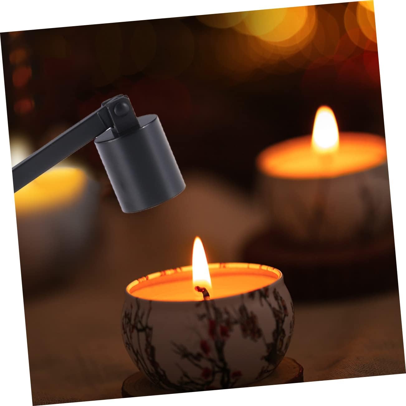 STOBAZA Candle Snuffer Wick Trimmer Stainless Steel Kitchen Tool