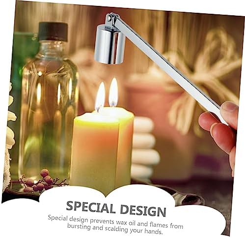 2pcs Elegant Candle Snuffer with Wick Protector for Home Wedding Parties