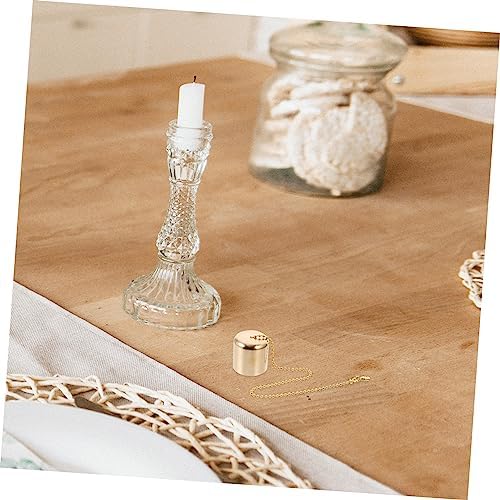 ERINGOGO 4pcs Brass Candle Snuffers with Unique Design