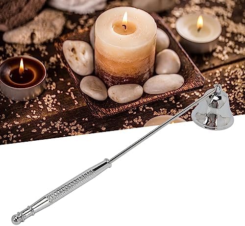 ZJchao Stainless Steel Candle Snuffer with Long Handle - Smokeless and Safe