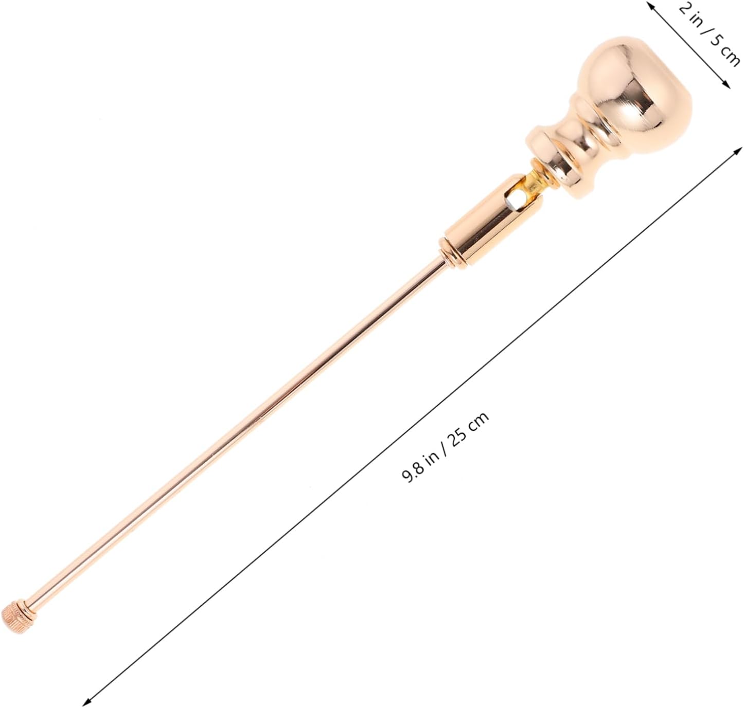 Zerodeko Candle Snuffer with Long Handle Iron Material for Jar Candles