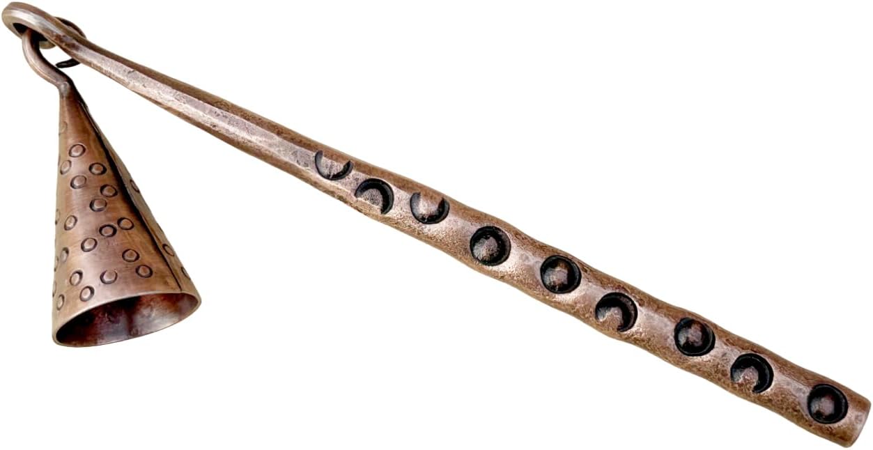 Living Ideas Wrought Iron Candle Snuffer with Bell