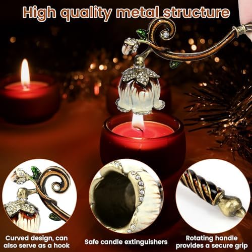 Elegant Candle Snuffer with Long Handle for Safe Extinguishing