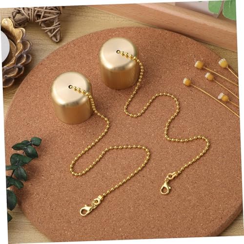 Happyyami 2pcs Brass Candle Snuffer Caps Fire Extinguisher Accessories